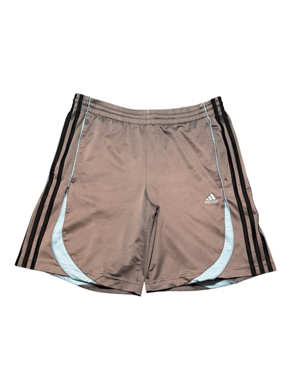 Vtg 2007 Adidas Men's Dazzle Basketball Shorts Gray Black Blue Athletic Sz: S-M